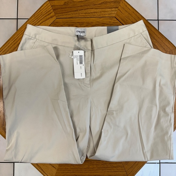 *CHICO'S* Salt Wash Cataline Capri Pants NWT Size 12 - Picture 3 of 10